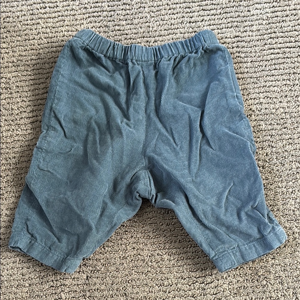BONTON Blue Corduroy Shorts